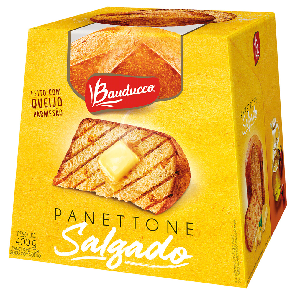 Panettone Bauducco Sabor Limão Siciliano Caixa 500g