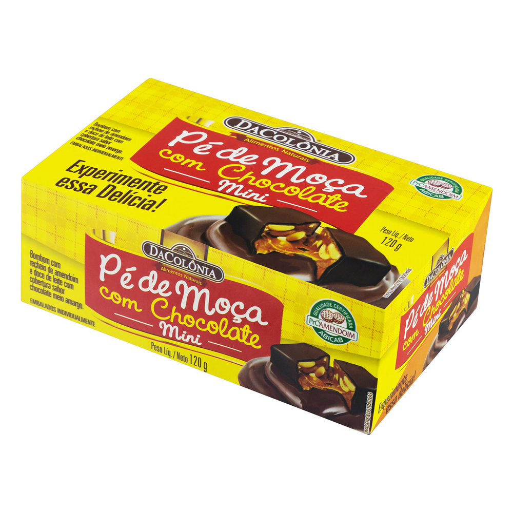 Pé de Moça com Chocolate Dacolônia 120g - Sonda Supermercado Delivery