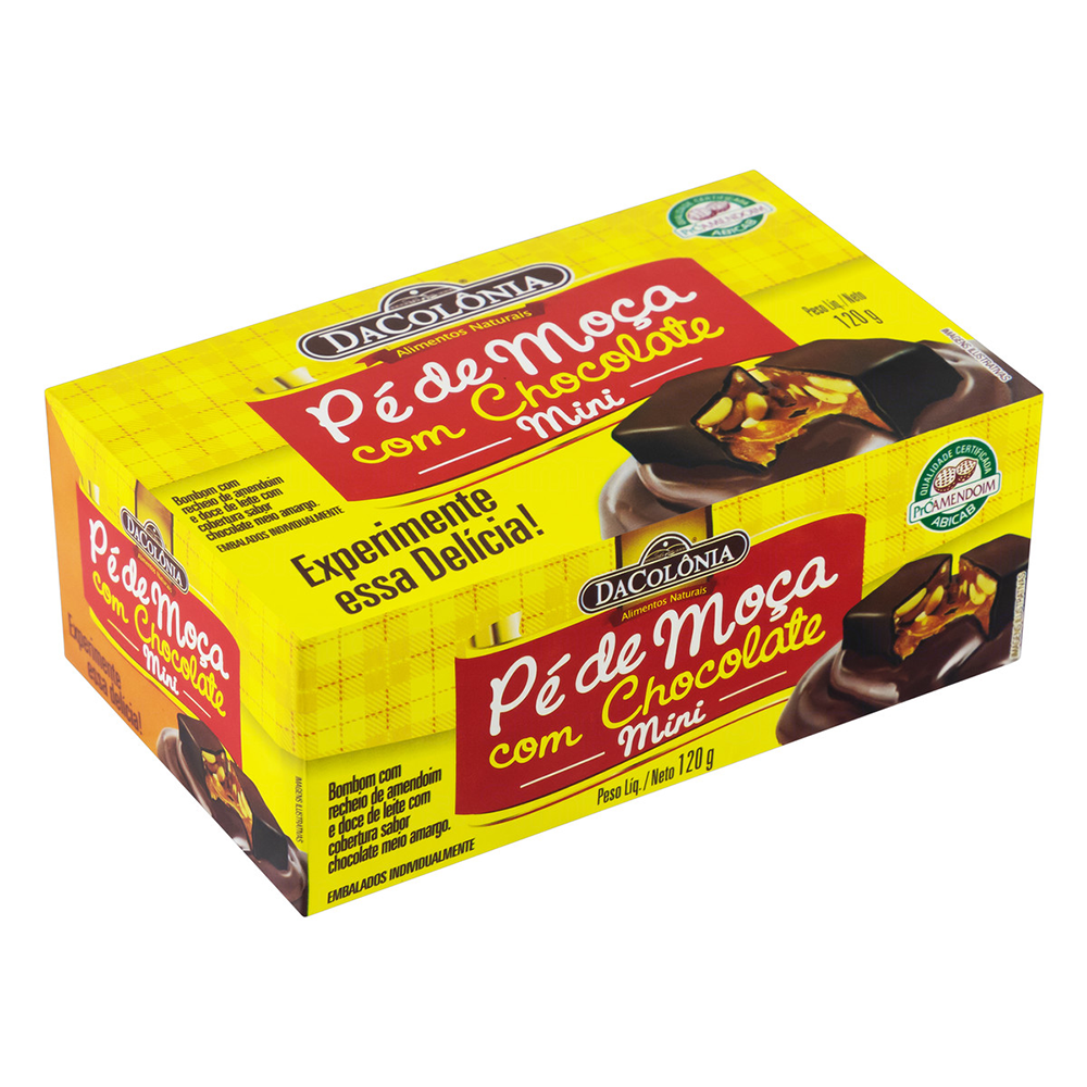 Pé de Moça com Chocolate Dacolônia 120g - Sonda Supermercado Delivery