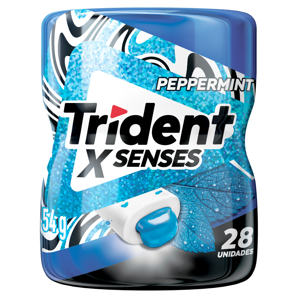 Goma de mascar hortelã Trident X Senses 54g - Sonda Supermercado