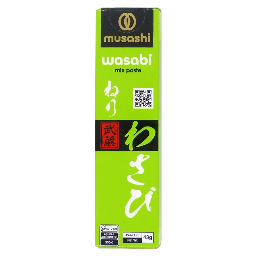 Raiz forte wasabi tubo Musashi 43g - Sonda Supermercado Delivery
