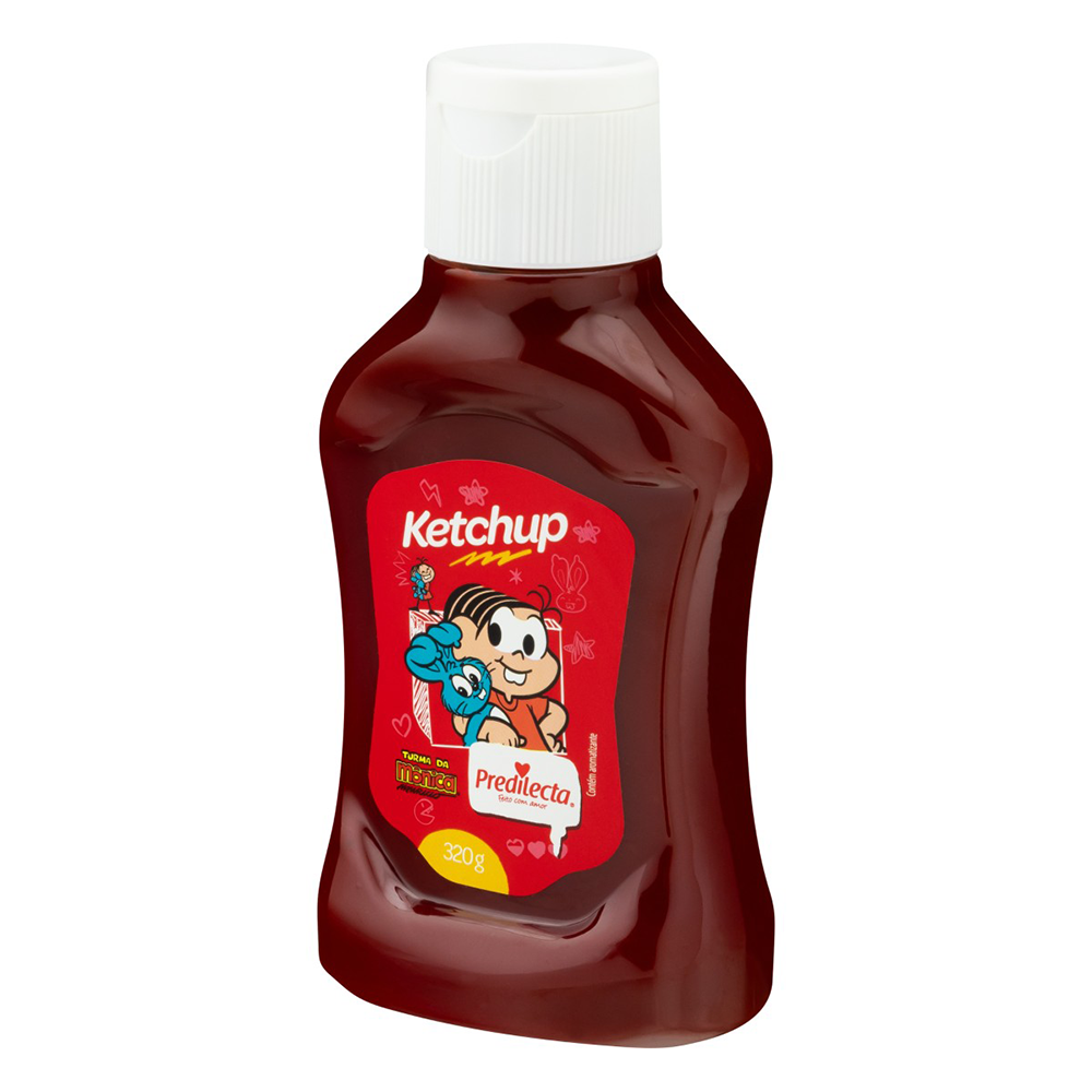 Ketchup turma da mônica Predilecta squeeze 320g - Sonda