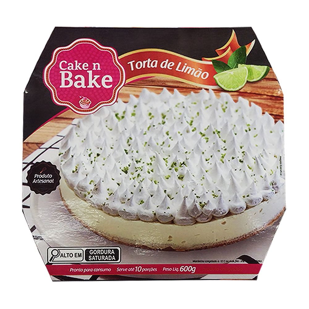 Torta limao Caken Bake 600g - Sonda Supermercado Delivery