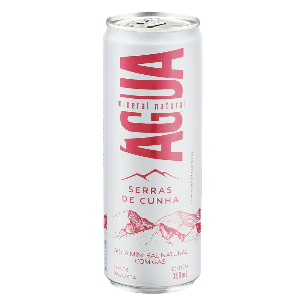 Água mineral com gás Serras de Cunha 350ml - Sonda Supermercado