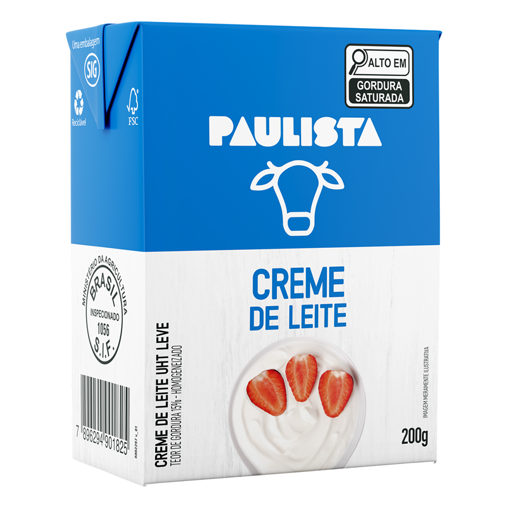 Creme de Leite Paulista 200g - Sonda Supermercado Delivery