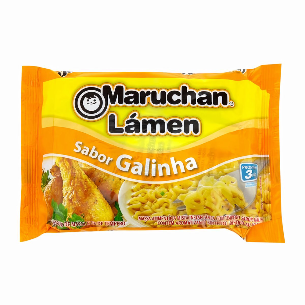 Macarrão instantâneo galinha Maruchan Lámen 85g - Sonda