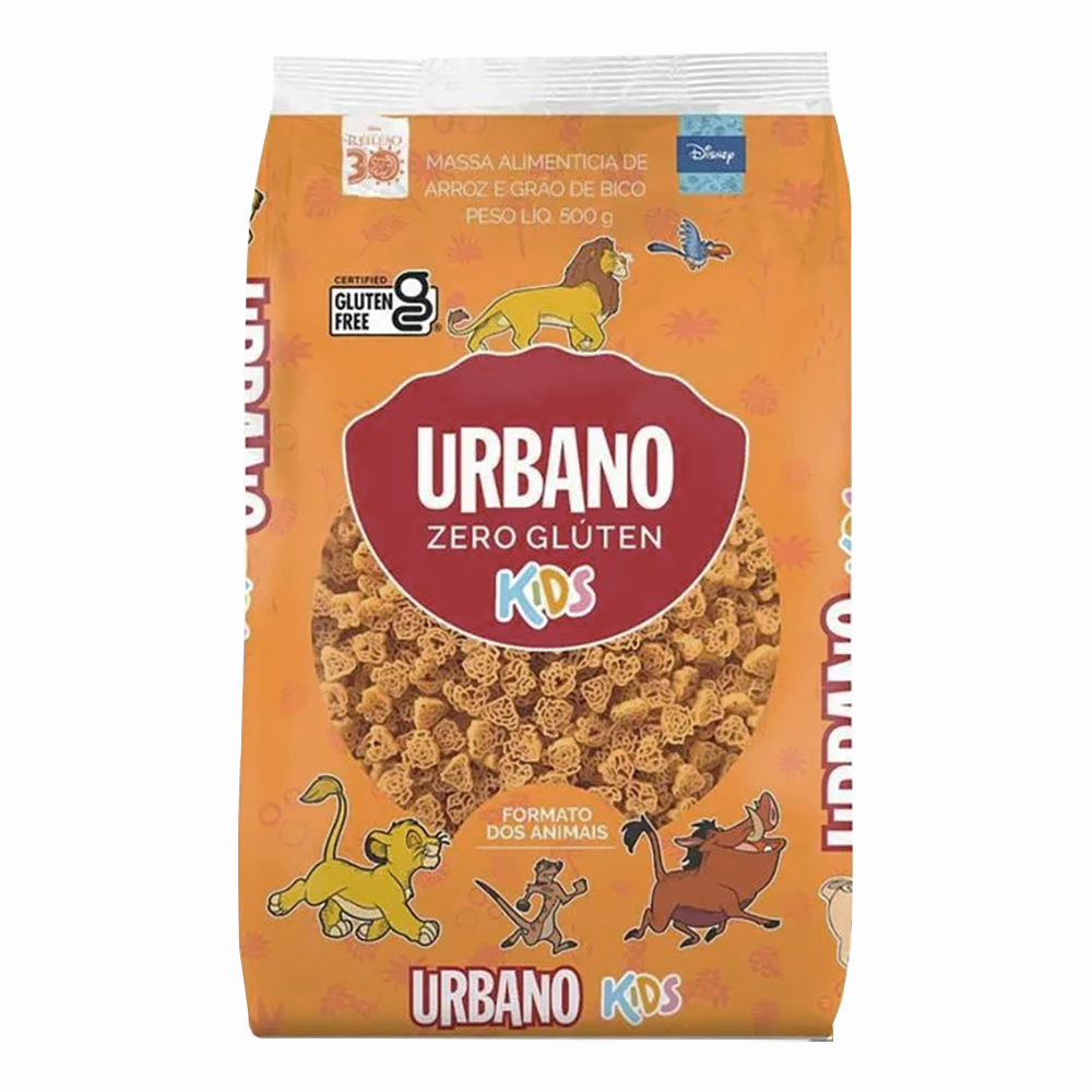 Massa arroz zero glúten forma de animais Urbano 500g - Sonda