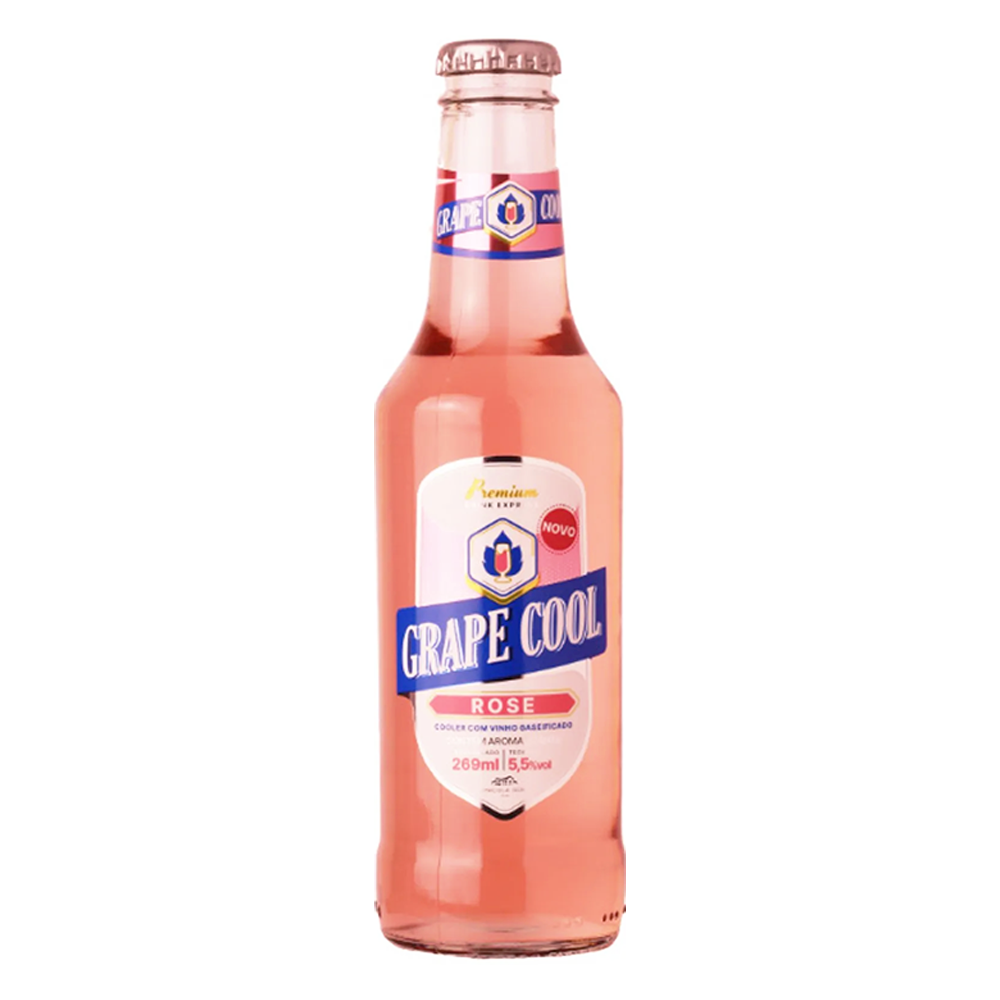 Cooler rosé Grape Cool long neck 269ml - Sonda Supermercado Delivery