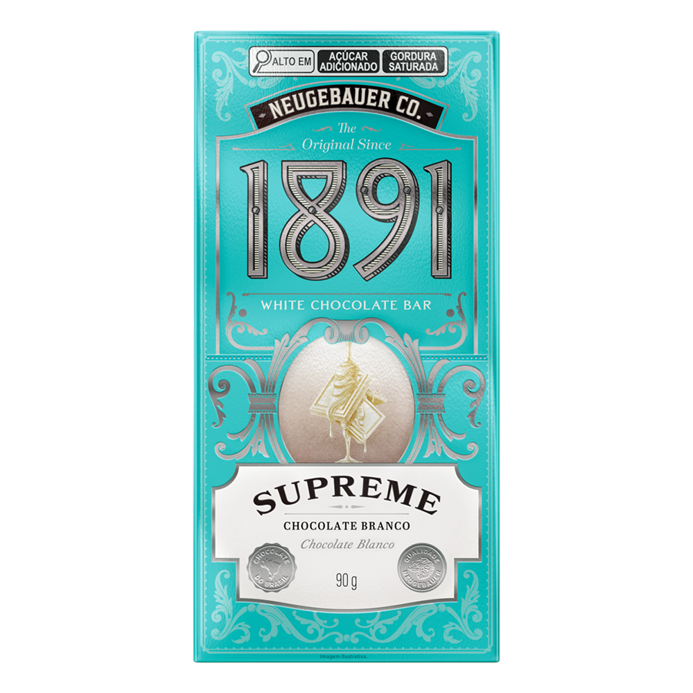 Chocolate supreme branco Neugebauer 1891 90g - Sonda Supermercado
