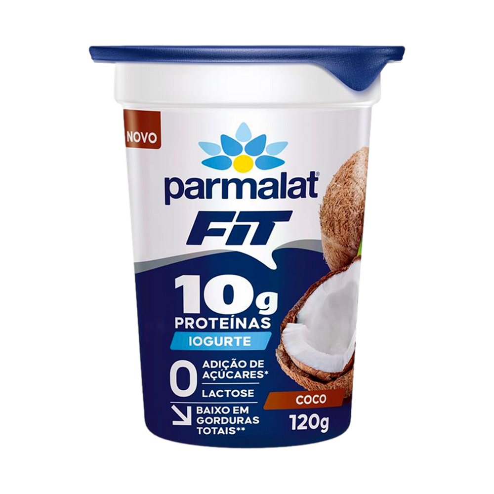 Iogurte 10g de proteína coco Parmalat Fit 120g - Sonda