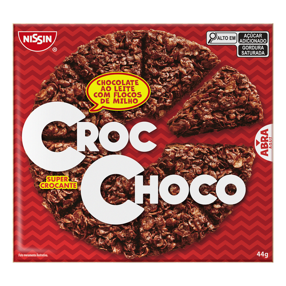 Chocolate croc choco Nissin 44g - Sonda Supermercado Delivery
