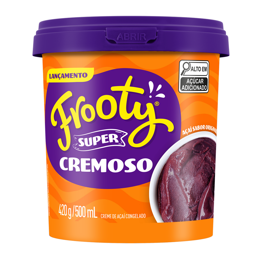 Açaí super cremoso Frooty 500ml - Sonda Supermercado Delivery