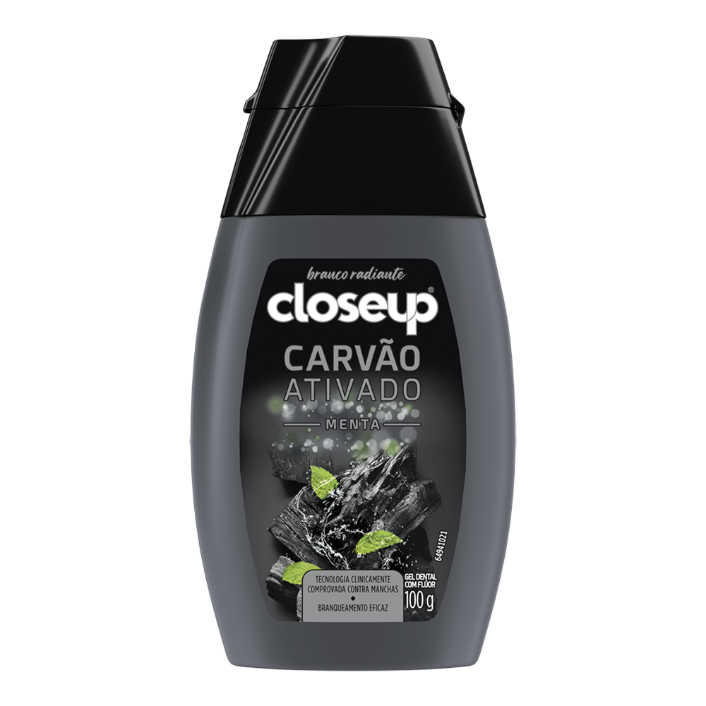 Gel Dental Carvão Ativado Menta Closeup 100g - Sonda Supermercado