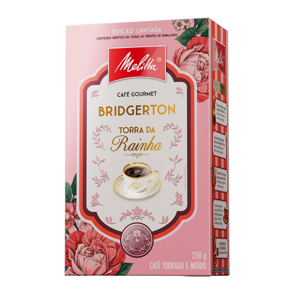 Café torra da rainha Bridgerton Gourmet Melitta vácuo 250g - Sonda