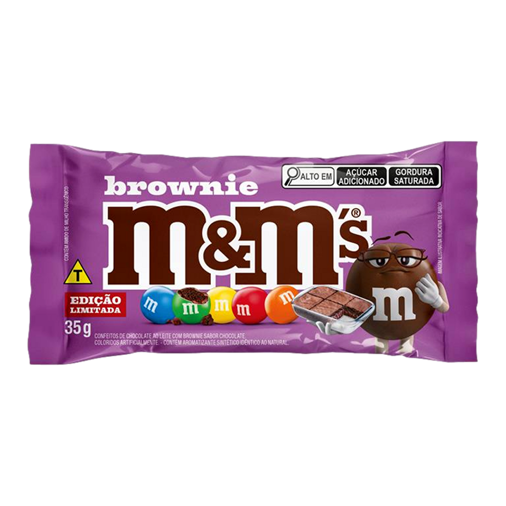 キャスタウェイ レンジャー　m&m s Confeito chocolate e brownie M&Ms edição limitada 35g - Sonda