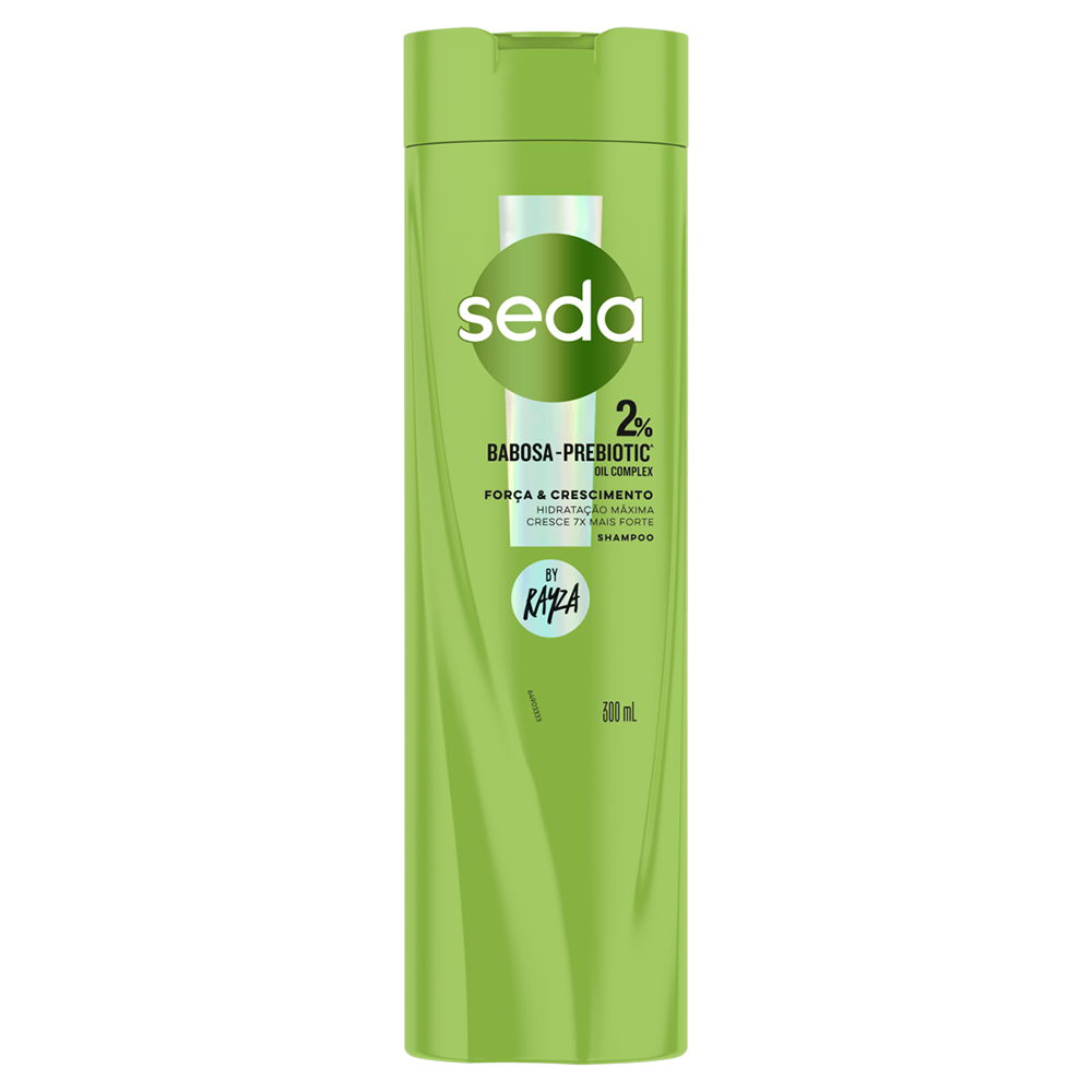 Shampoo Força & Crescimento Babosa Prebiotic Seda by Rayza Frasco