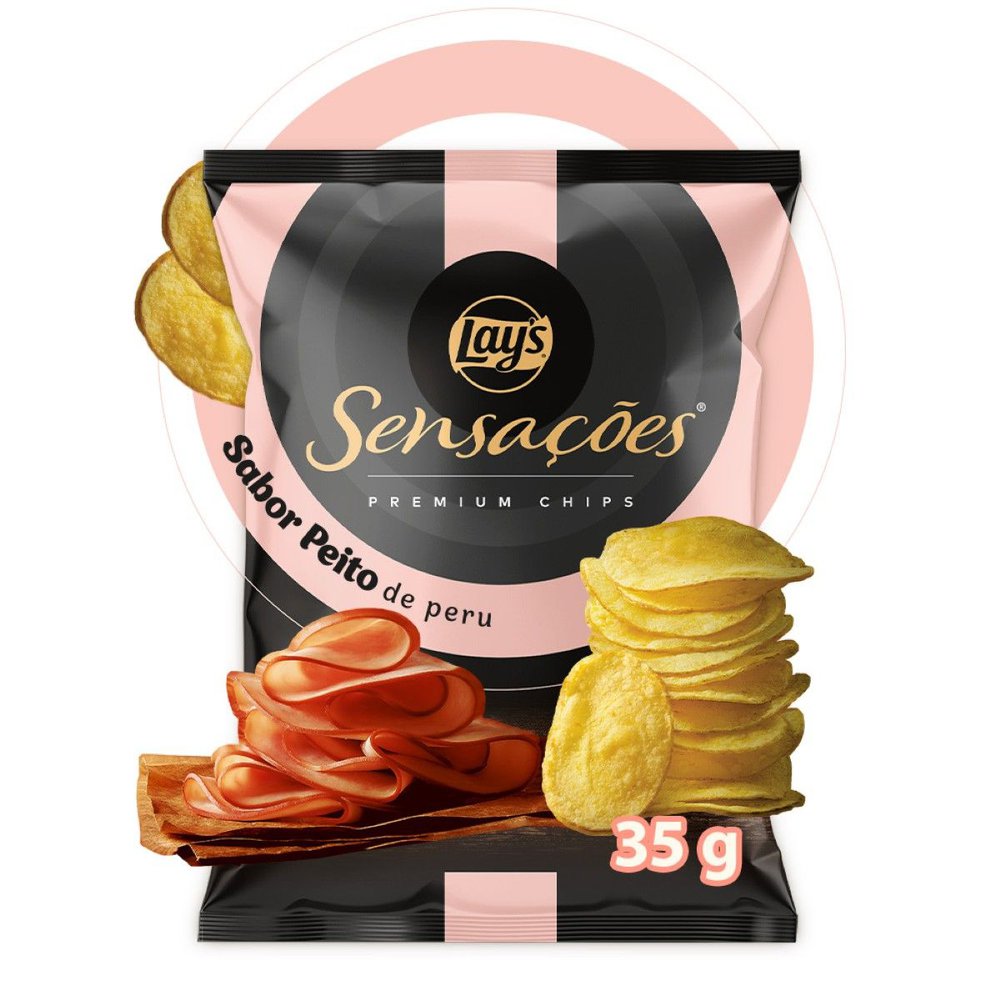 Batata Lisa Peito de Peru Lay's Sensações Pacote 35g - Sonda