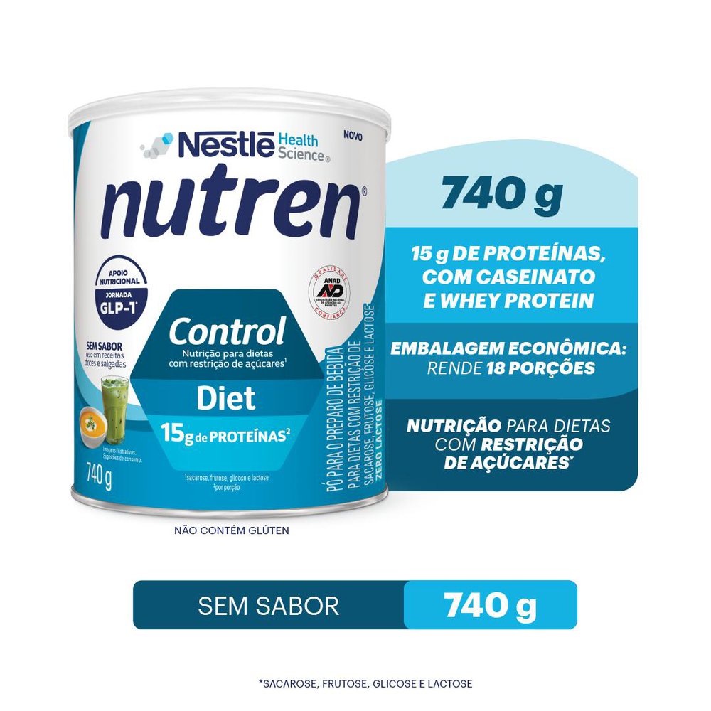 Pó para Preparo de Bebida Diet Zero Lactose sem Sabor Nutren