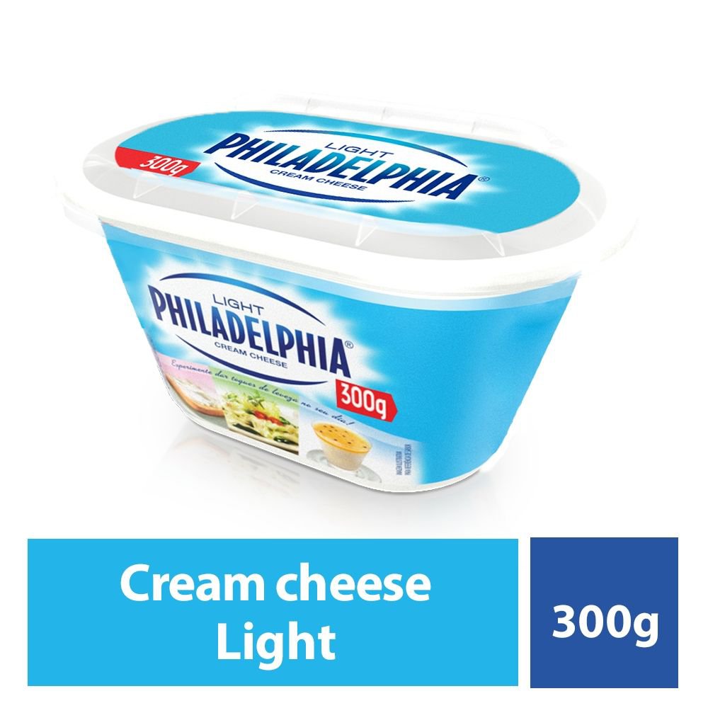 Queijo cream cheese light Philadelphia 300g - Sonda Supermercado