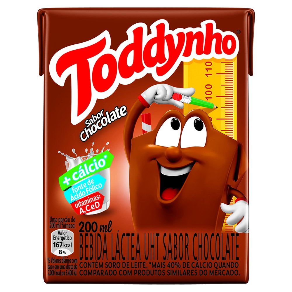 Avaliações de clientes: Toddynho Achocolatado - Bebida láctea  UHT, sabor chocolatey, 200ml