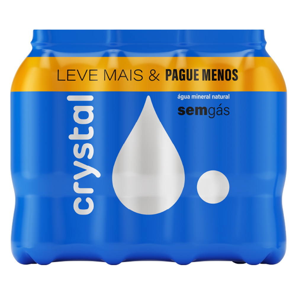 Pack Água Mineral sem Gás Crystal Pack 8 x 1,5l - Sonda
