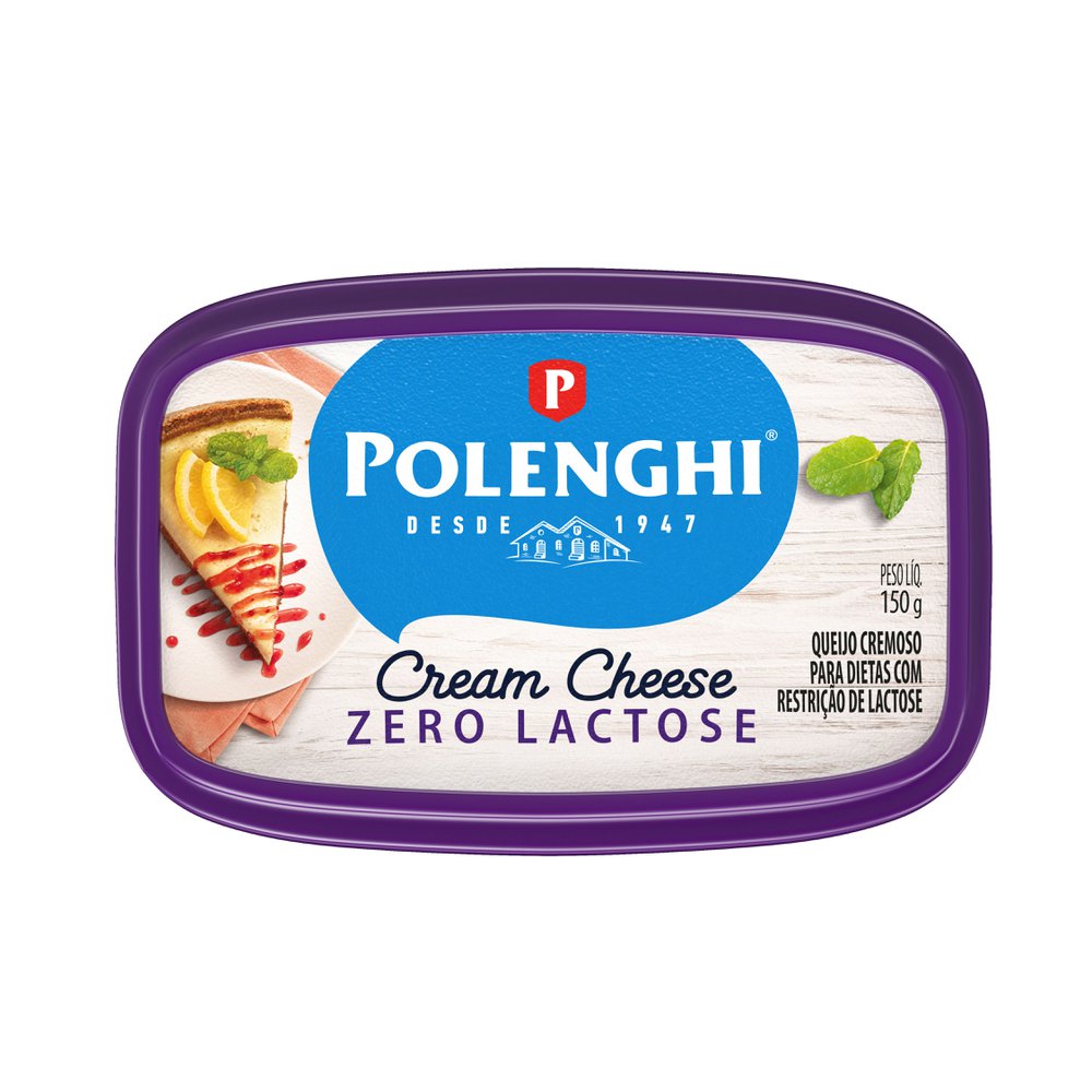 Queijo cream cheese zero lactose Polenghi 150g - Sonda
