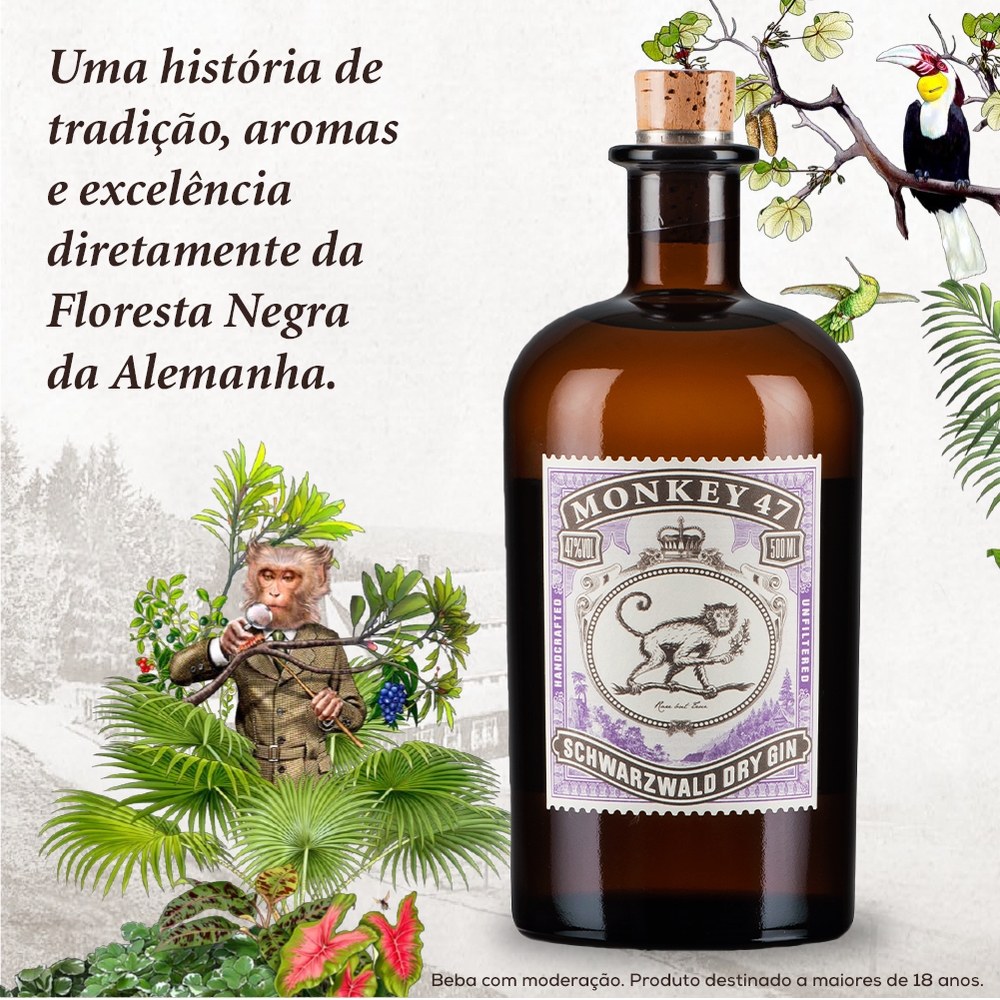 Gin Monkey 47 500ml - Sonda Supermercado Delivery