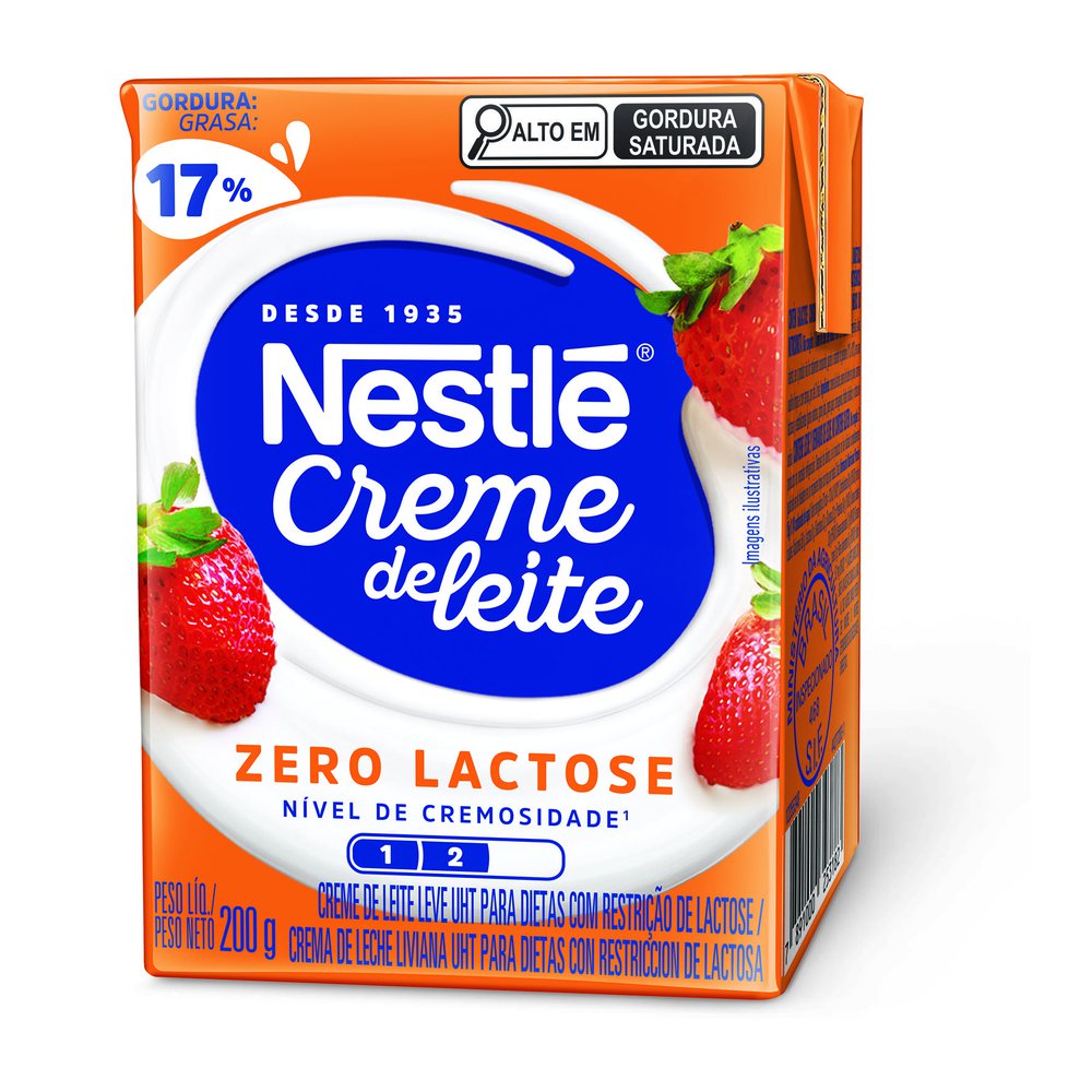 Creme de leite zero lactose Nestlé 200g - Sonda Supermercado Delivery