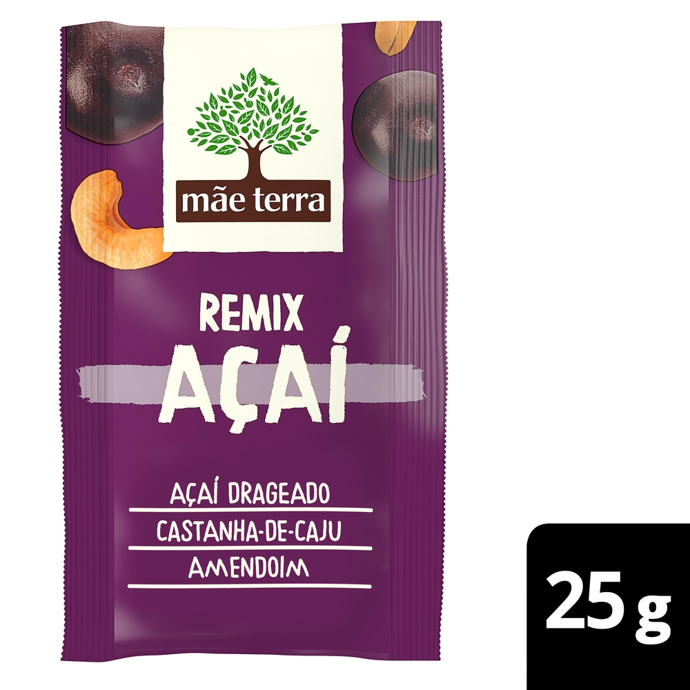 Mix de frutas remix açaí Mãe Terra 25g - Sonda Supermercado Delivery