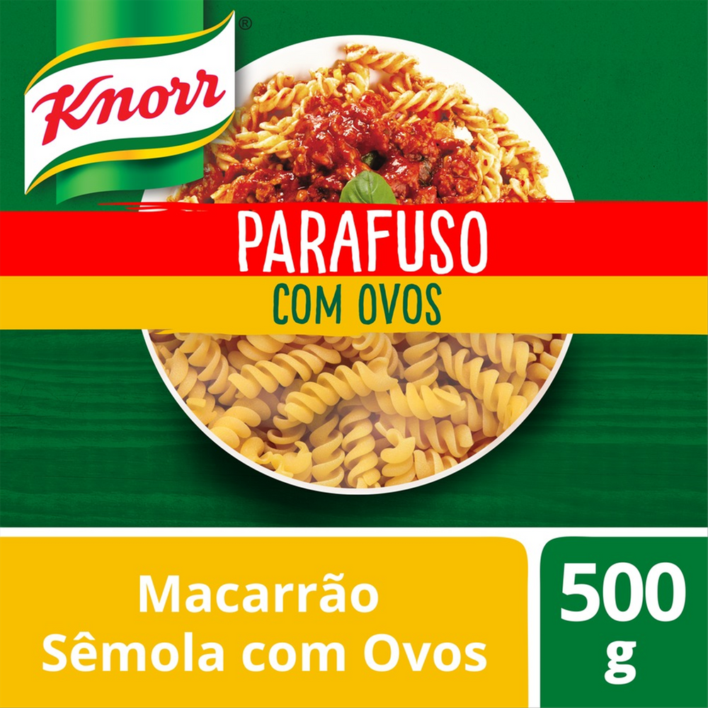 Knorr Mac Parafuso Sêmola C/Ovos 1 X 500g