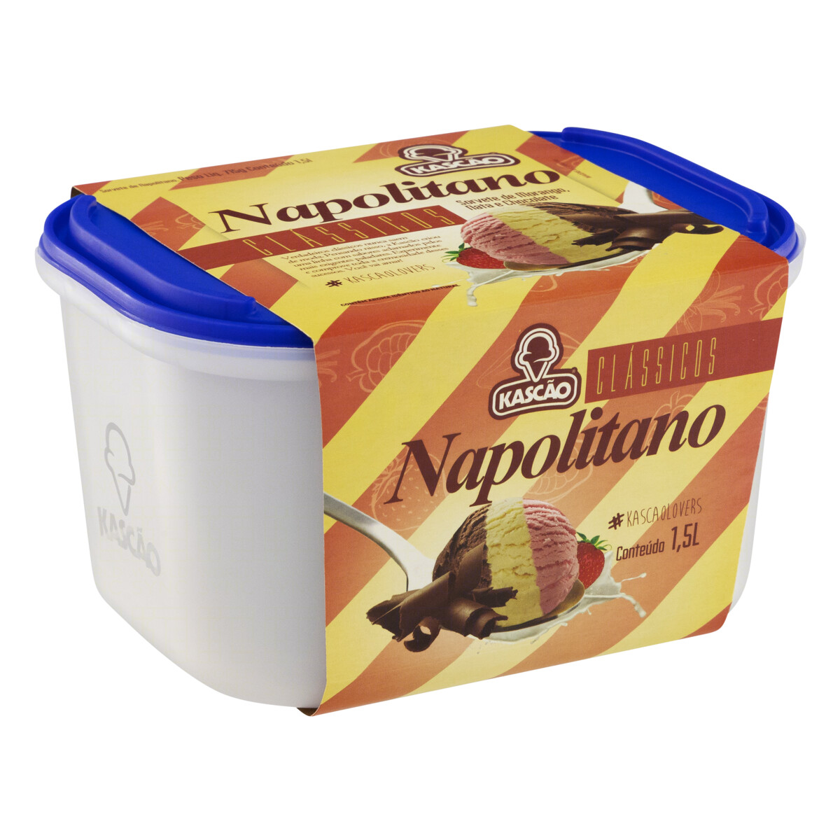 Sorvete Cremoso Napolitano 3 Litros - comper