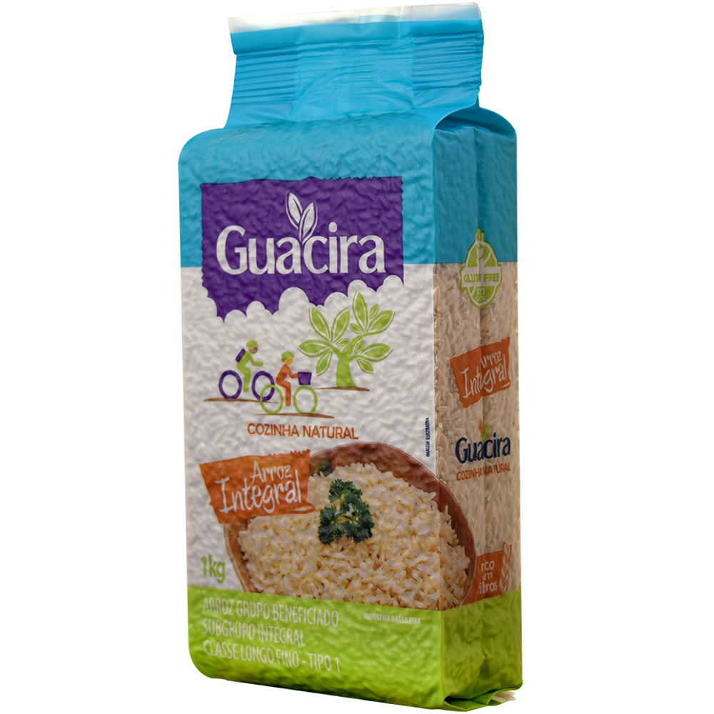 Arroz Integral Guacira Tipo 1 a Vácuo 1kg Sonda Supermercado Delivery