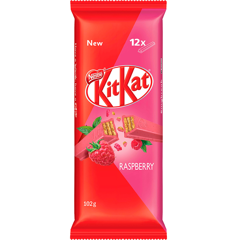 Chocolate Wafer KITKAT RASPBERRY 102g - Sonda Supermercado Delivery