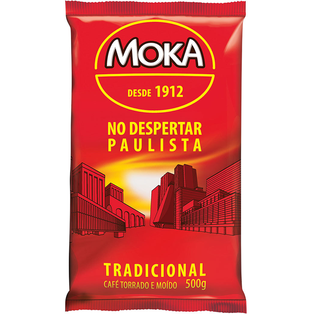 Café torrado e moído tradicional Moka 500g - Sonda Supermercado