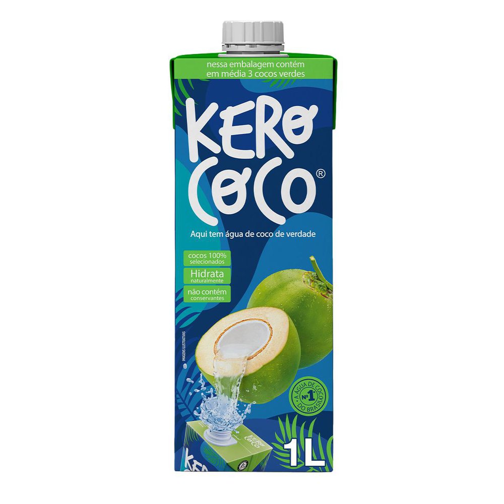 Água de coco Kero Coco 1 Litro - Sonda Supermercado Delivery
