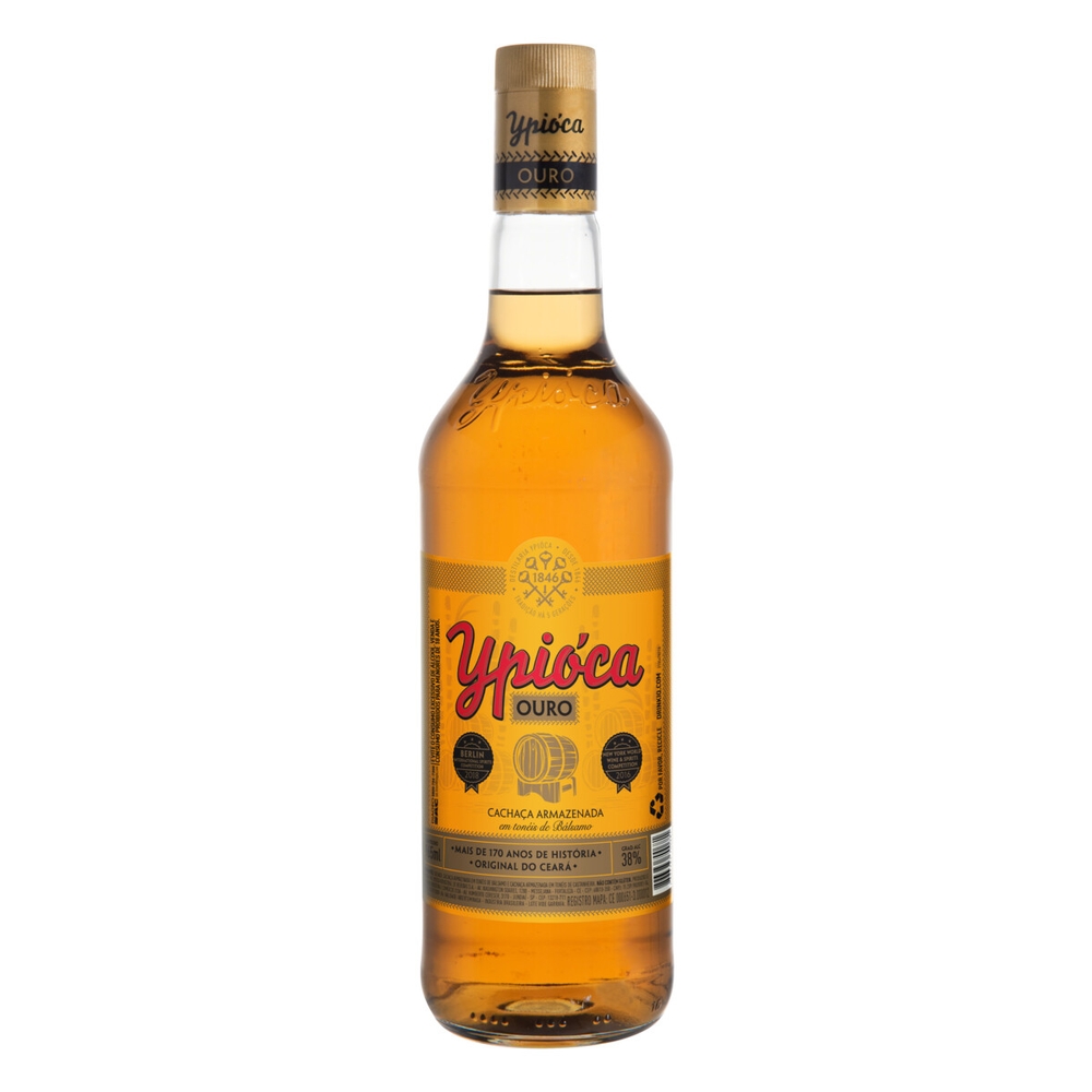 Aguardente ouro Ypióca 965ml - Sonda Supermercado Delivery