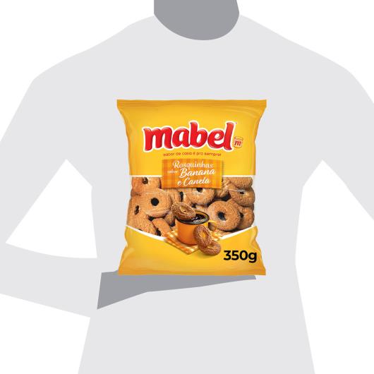 Biscoito Rosquinha Banana E Canela Mabel Pacote 350G - Imagem em destaque