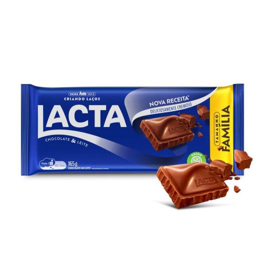 Chocolate Lacta ao leite 165g - Imagem em destaque