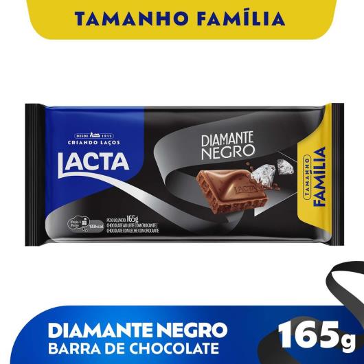 Chocolate Lacta Diamante Negro 165g - Imagem em destaque