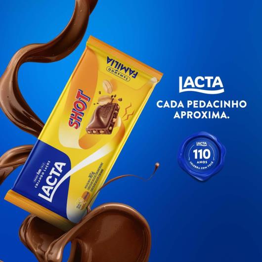 Chocolate Lacta Shot 165g - Imagem em destaque