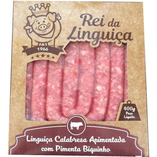 Linguiça Rei da Linguiça calabresa com pimenta biquinho 400g - Imagem em destaque