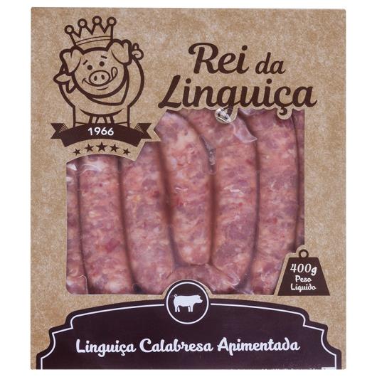 Linguiça Rei da Linguiça calabresa com pimenta 400g - Imagem em destaque