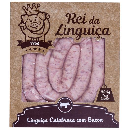 Linguiça Rei da Linguiça calabresa com bacon 400g - Imagem em destaque