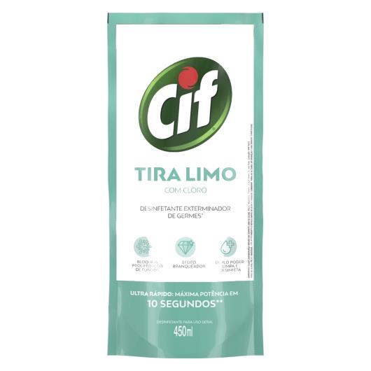 Desinfetante Tira-Limo Cif Sachê 450ml Refil Econômico - Imagem em destaque