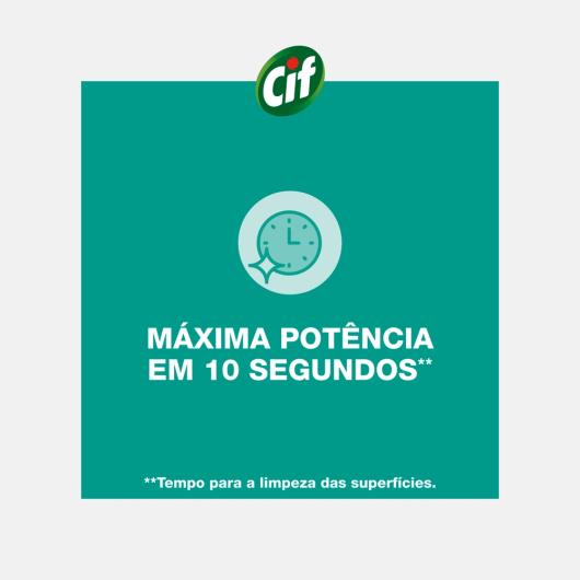 Desinfetante de Banheiro Especialista Cif Tira Limo Com Cloro Gatilho 500ml - Imagem em destaque