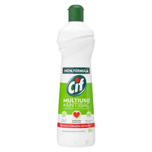 Limpador Cif Multiuso +Antibac Squeeze 500ml - Imagem em destaque