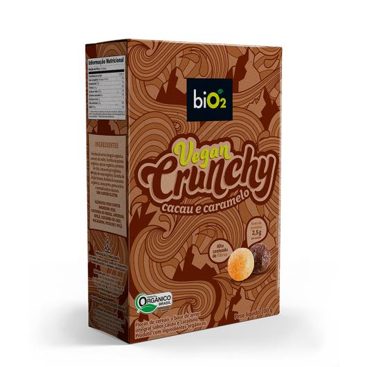 Cereal BIO2 Vegan Crunchy cacau e caramelo 200g - Imagem em destaque