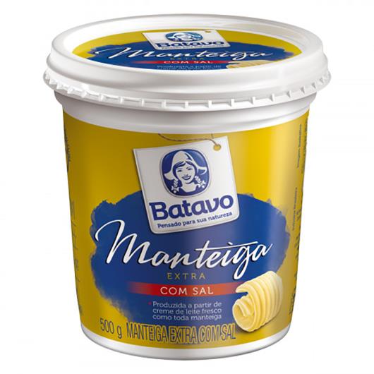 Manteiga Batavo extra com sal 500g - Imagem em destaque