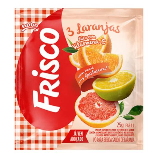 Pó para Bebida Frisco 3 laranjas 25g - Imagem em destaque