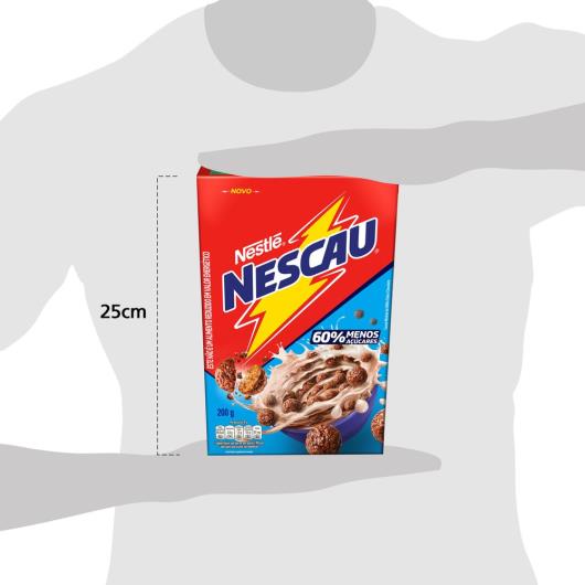 Cereal matinal Nestlé Nescau 60% menos açúcar 200g - Imagem em destaque